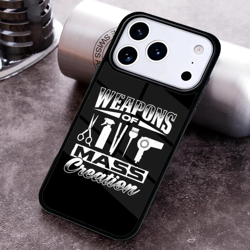 Чехол для телефона парикмахера стилиста для iPhone 17 16 15 14 13 12 11 Pro Max Plus 17Air Мягкий силиконовый чехол