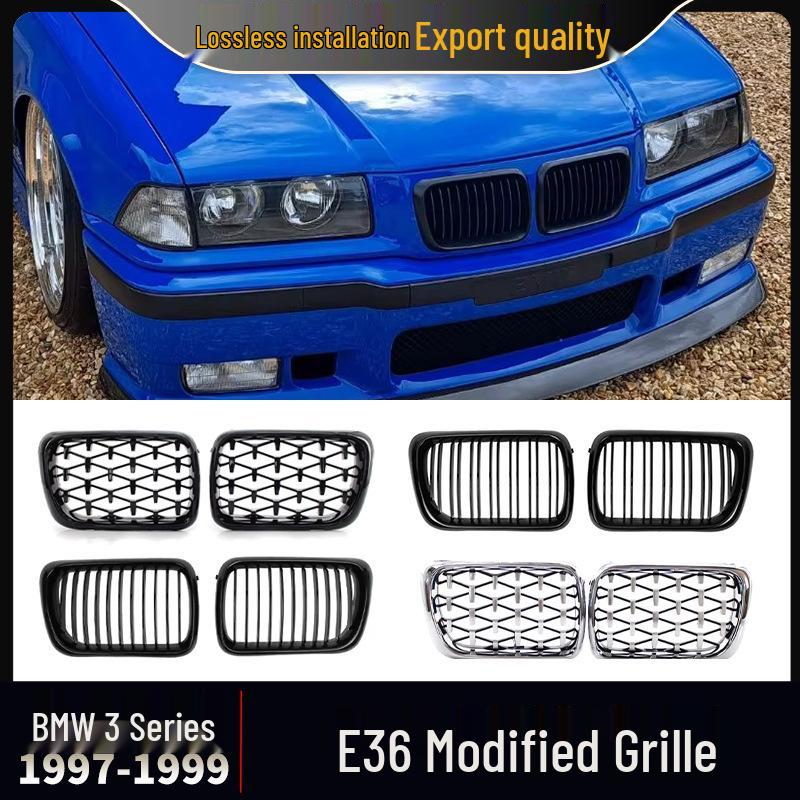 Улучшение решетки радиатора "двойные почки" для BMW E36 1997-1999