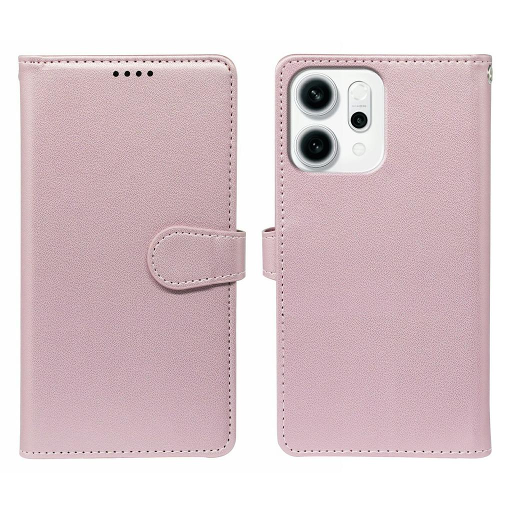 Чехол для Oppo Reno14 F 5G с 9 отделениями для карт, подставка из ПУ кожи, чехол для телефона