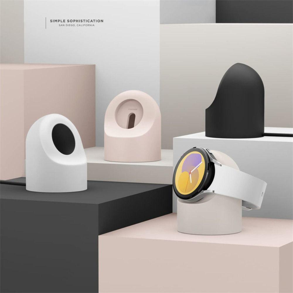 Аксессуары Зарядная база Док-станция для смарт-часов Силиконовая зарядная подставка Док-станция Подставка для зарядки