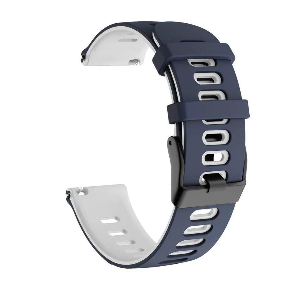 22 мм 20 мм Силиконовый ремешок для Samsung Watch 7/6/5/4 6 4 Classic Huawei Watch 4/3/GT3-2 Спортивный браслет Ремень Amazfit GTR/GTS Correa