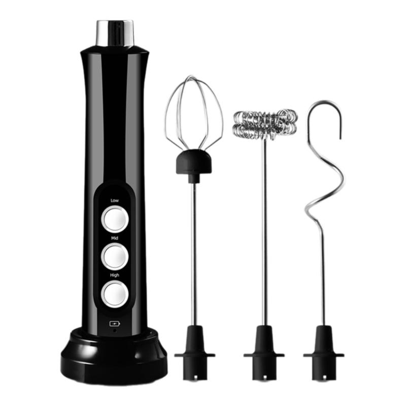 Кухонный мощный вспениватель молока, ручной миксер для напитков, электрический венчик для пены