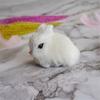 Decoration Lifelike Animal Desktop Furnishings Plush Toys Easter Rabbits Simulation Rabbit Model