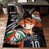 Custom Haikyuu Mat Personalized Name, Polyester Washable Indoor Entryway Rug, Gift for Christmas, Easter, Thanksgiving Day
