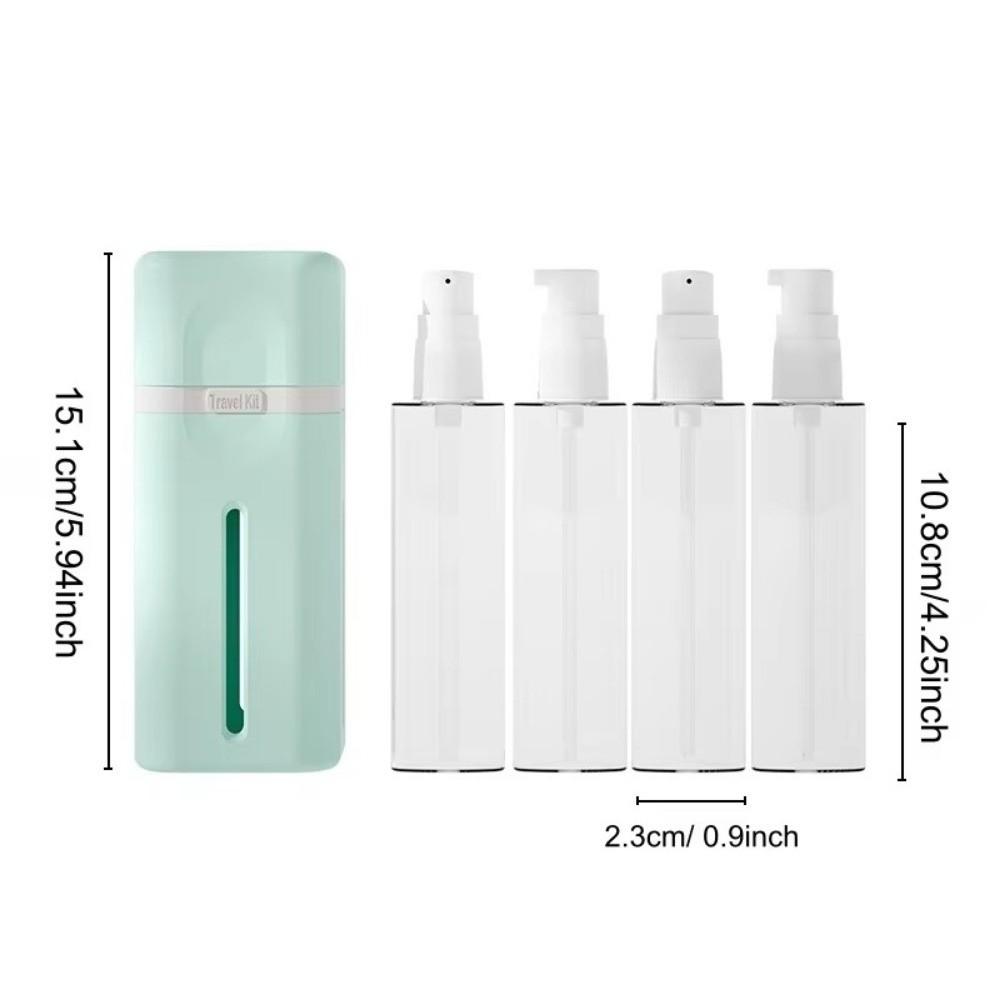 Leak Proof Travel Refillable Bottles 4 In 1 Travel Dispenser Bottle For Travel