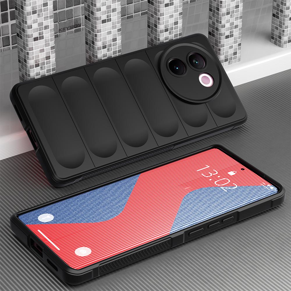 KEYSION Противоударный матовый чехол для VIVO V30e 5G Y28 4G Y38 5G Противоскользящий мягкий силиконовый чехол для телефона VIVO V30e Y38 5G Y28