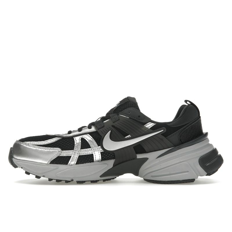 Nike V2K Run Black Metallic Silver Женские кроссовки Антрацитовый Темно-дымчато-серый FD0736-005