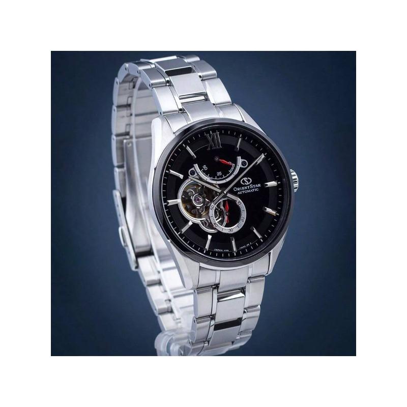 Orient Watch - Мужские автоматические механические часы, Дизайн с двумя львами, Модный деловой стиль, Модель RE-HJ0003B00B