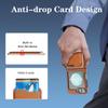 Ultra-thin Magnetic Card Holder Combo Case for Samsung Z Flip 6 ZFlip 7 FE 6 5 4 3 Wireless Charging Leather Mobile Phone Cover