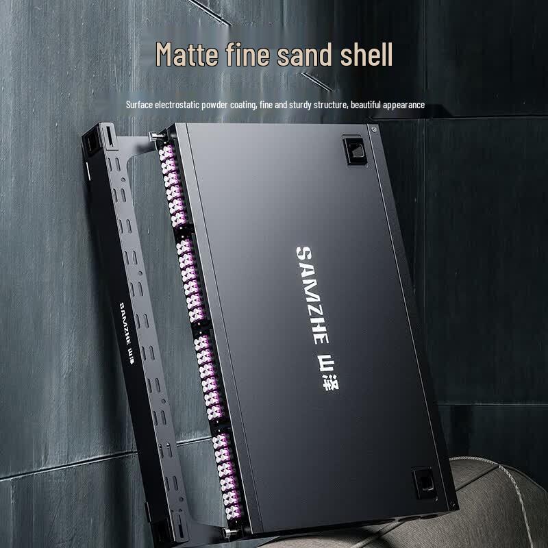 SAMZHE High-Density 1U Fiber Optic Patch Panel