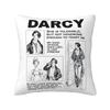 Fitzwilliam Darcy Style Throw Pillow Covers Decoration Pride And Prejudice Sofa Chair Cushion Cover Polyester Cozy Pillowcase