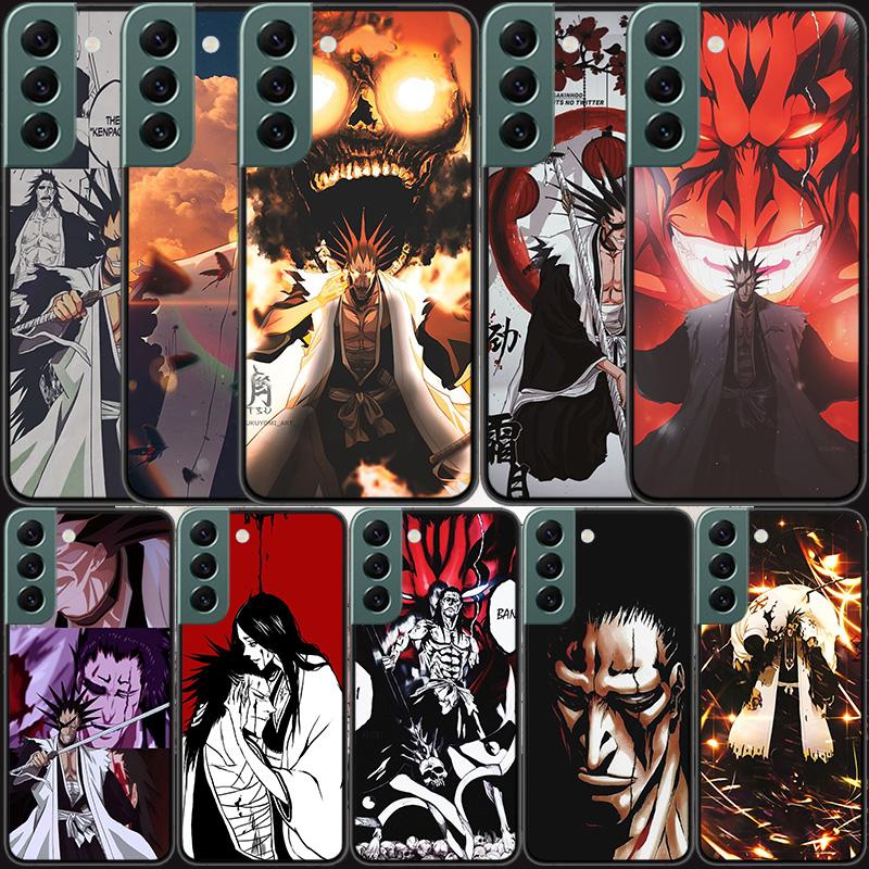 BLEACH Zaraki Kenpachi Phone Case For Samsung Galaxy S22 S25 Ultra S21 S10 Plus S26 Edge S20 S23 S24 FE Cover Silicone Soft