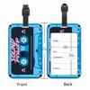 1 шт. Чемодан Рюкзак Анти-потеря Список ID-карты Держатель Винтажная Цветная Лента Пластик Бирка для багажа Модные Аксессуары для багажа