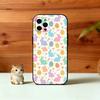 Easter pattern Phone Case For iPhone 17,16,15,14,13,12,11 Plus,Pro Max,XS,Soft Silicone Black Cover