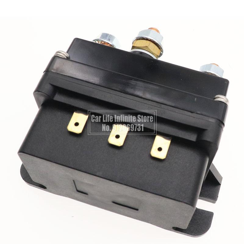12V/24V 500A Boat ATV Truck Control Contactor Winch Control Solenoid Relay Electric Wireless Remote Control System Control