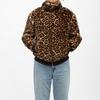 Women's Leopard Print Faux Fur Jacket Nancy