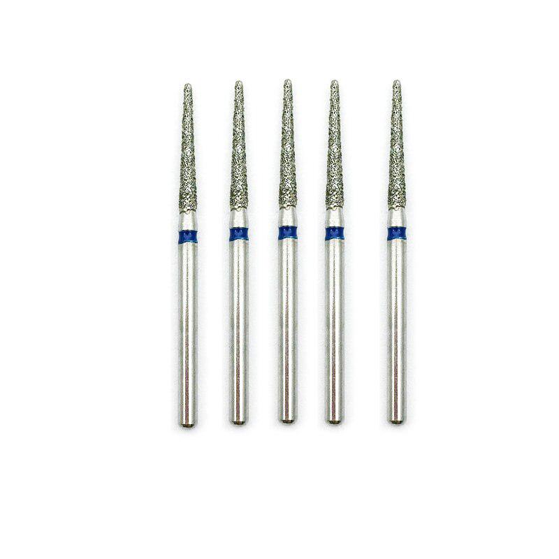 5pcsbox Dental Speed Burs High High Speed Handpiece Turbine Diamond Burs Diamond Polishing Tooth Preparation Bur Tfx12