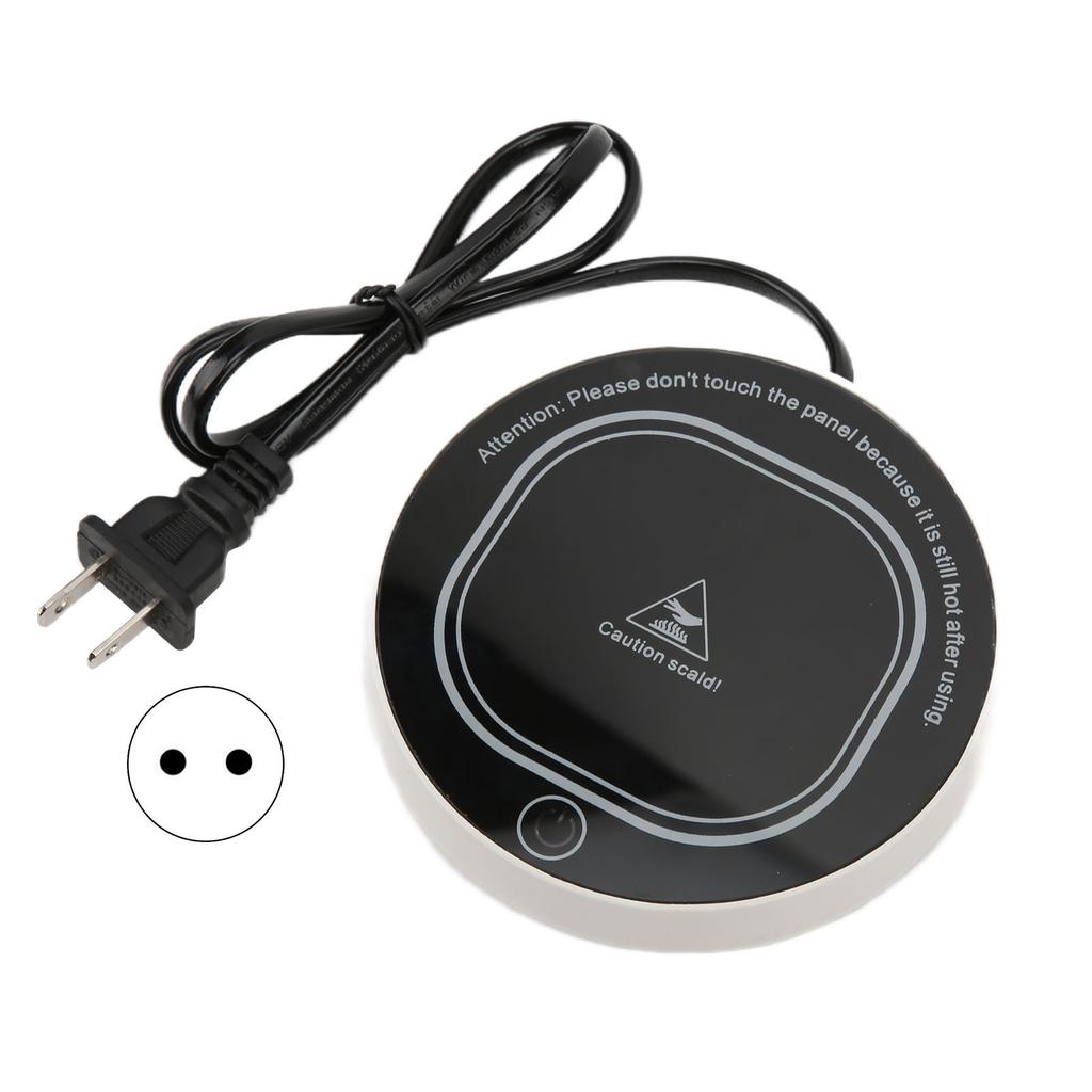 Cup Warmer Pad Constant Temperature Black USB Intelligent Utility Cup Heating Mat for Coffee Milk Te