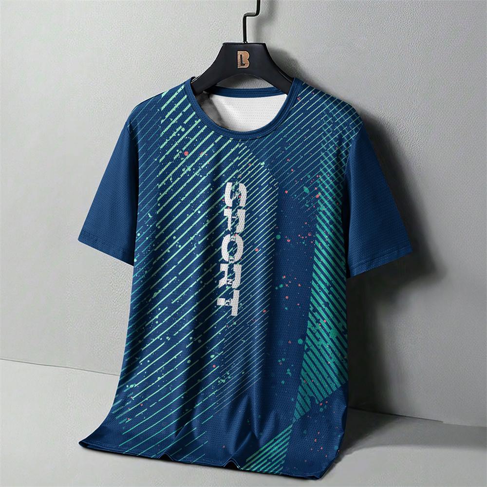 Мужская футболка для фитнеса, повседневные футболки с короткими рукавами, спортивная футболка для мужчин, быстросохнущая одежда, футболка большого размера, уличная одежда