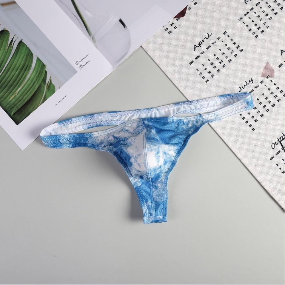 Mini T-back Men's Panties Large Size Male Briefs Breathable Men Thongs  Summer