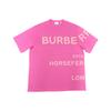 Burberry T-Shirts Unisex Pink Crew Neck Moderate Straight Fit 80847341