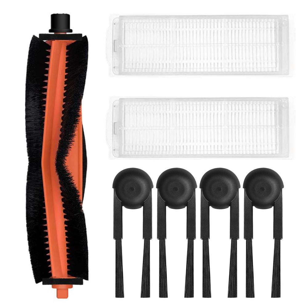 7- peças Для Робота-пылесоса XiaomiMi S40 Pro / OV71GL Комплект Основной Щетки, Боковых Щеток и Фильтров Основные Щетки-валики