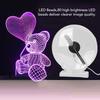 3D Голографический Вентилятор с Пультом Управления Рекламный Дисплей 3D Голографический Проектор с 80 Светодиодными Бусинами Bluetooth Динамик для Коммерческого Магазина