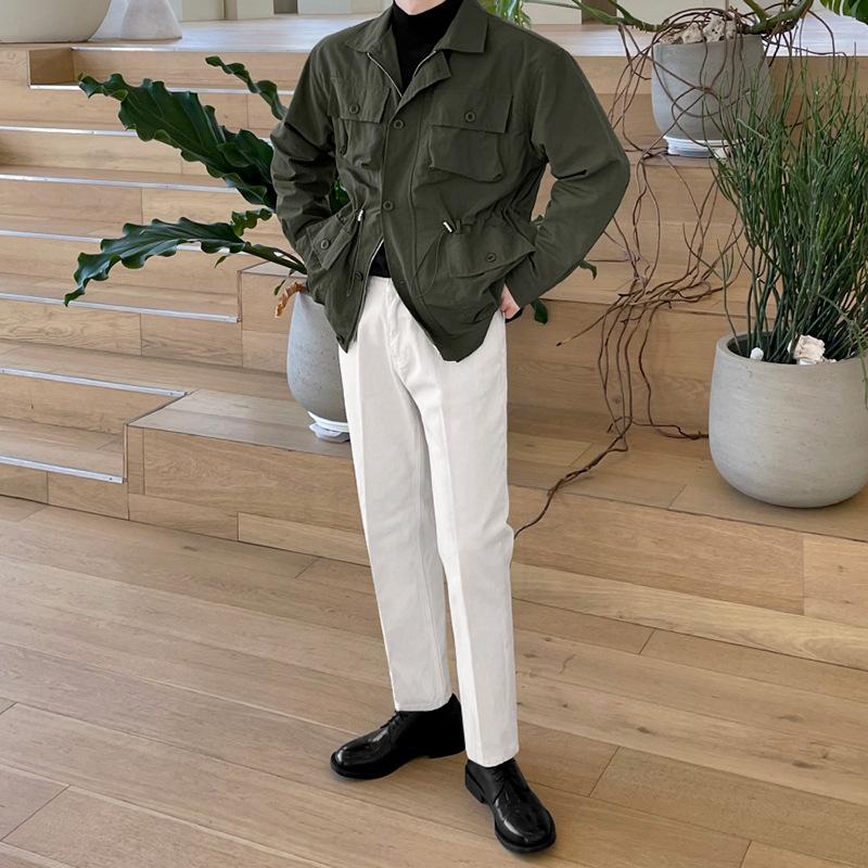 Пиджак с лацканами для работы, мужская весна-осень, корейская версия, свободный, модный, повседневный, универсальный, красивый, пальто, верх