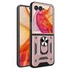 Чехол для телефона с выдвижной крышкой камеры для Motorola Moto Razr 50 Ultra Shockproof со встроенной подставкой-держателем на 360°