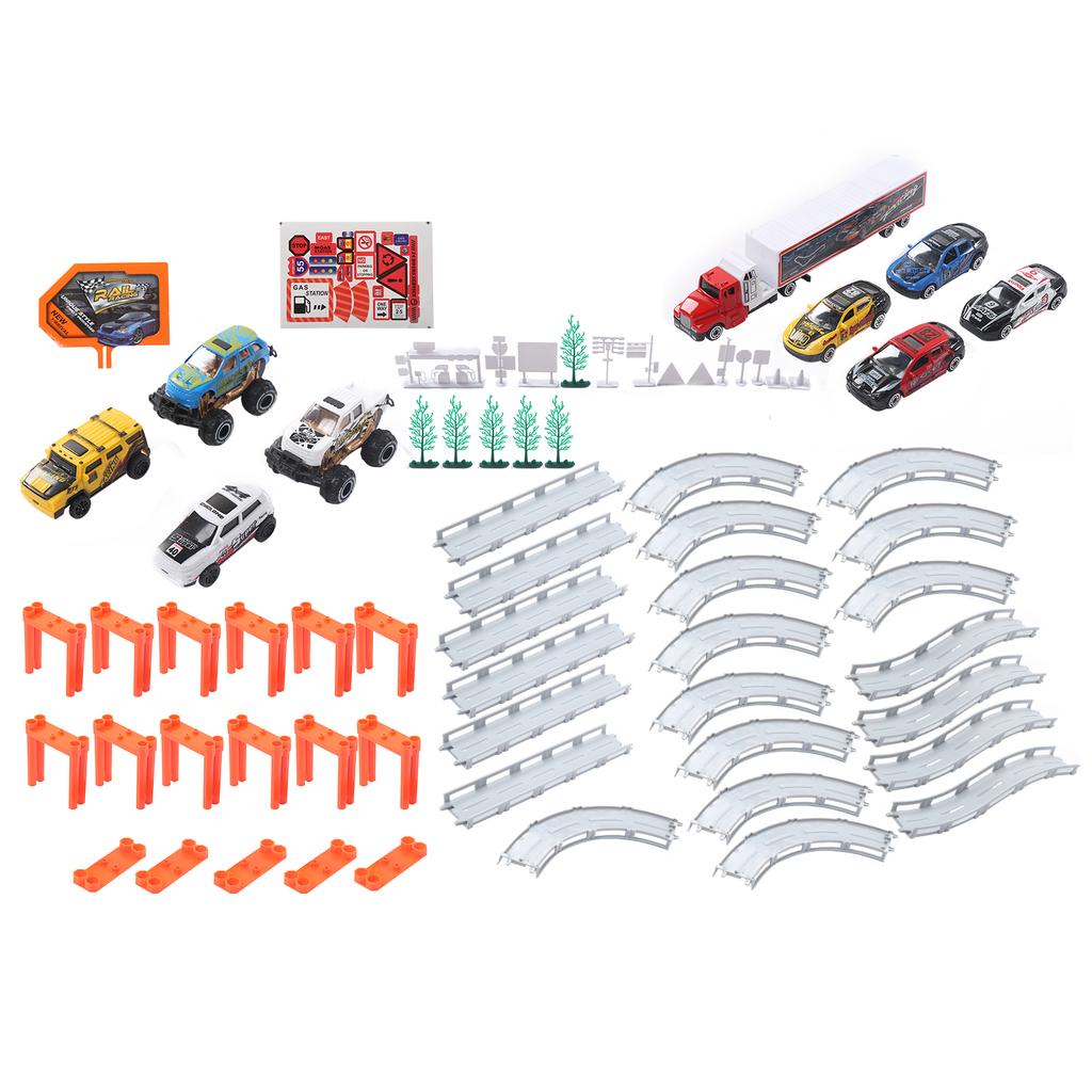 Электрический игрушечный трек для сборки автомобиля своими руками для детей и малышей, набор игрушечных треков CM557-50
