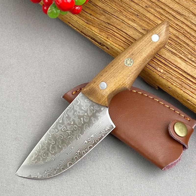 Кухонный нож для мяса из дамасской стали, поварской нож, нож для рыбы, суши, стейка, барбекю, нарезки, кухонные инструменты