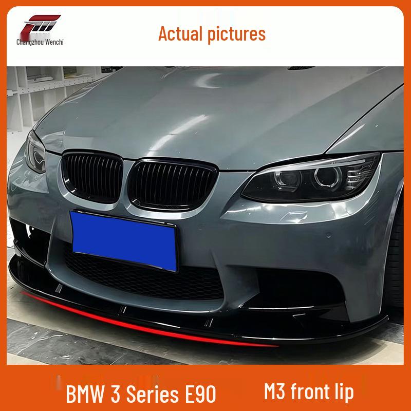 Комплект переднего бампера-губы в стиле M3 для BMW E90 3 серии