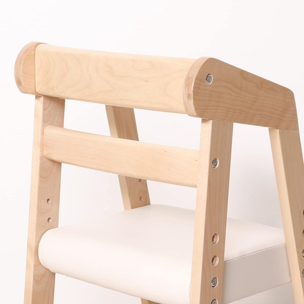 Fuji Boeki Width Depth Height Natural Height Ages Baby/Kids Chair, 15387, 35cm, 41cm, 74.5cm, Wood, 3-Level Adjustable, 2-5