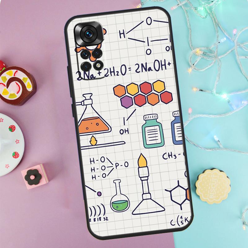 Наука Биология Химия Чехол Для Xiaomi Redmi Note 14 13 12 11 10 9 Pro 9S 10S 11S 12S Redmi 10C 12C 13C 14C Обложка