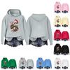Women's Casual Fashion Outfit Sweatsuit  Printed Long Sleeved  Casual Hooded Sweatshirt