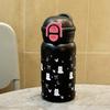 Портативная термоизолированная студенческая бутылка для воды с трубочкой