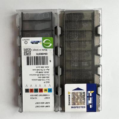 GIMF406 IC907 / Промышленные сменные твердосплавные пластины 10 шт.