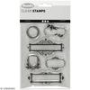 Clear Stamp Set - Frames with Decoration - 6 Pcs