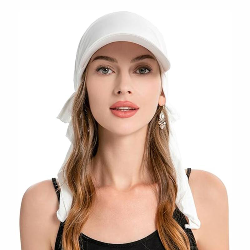 Baseball Caps Shawl Design Women Muslim Low Profile Fitted Hat Summer Soft Breathable Headscarf