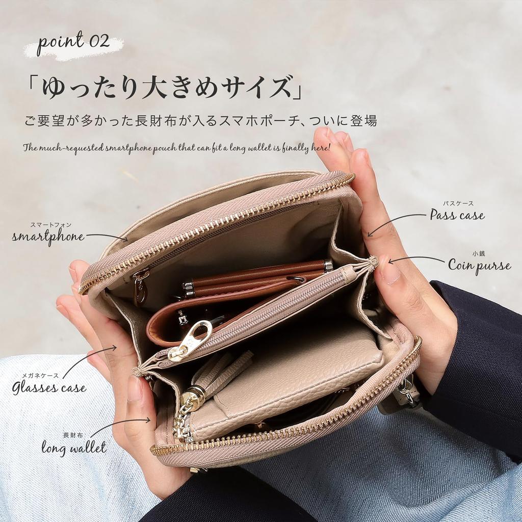 Наплечная сумка для смартфона, в которую можно положить длинную оригинальную водонепроницаемую сумку-сакош, плечевую сумку с молнией YKK, MP5, [BLUE SINCERE], кошелек, кожа, водоотталкивающая, большая,