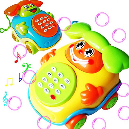 Мама и я Детская музыкальная машинка Мультяшные кнопки Телефон Развивающая игрушка для развития интеллекта