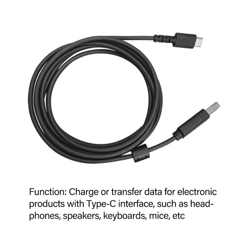 Premium Fast Charger USB Type C Data Cable Compatible for G733Lightspeed/GPROX Gaming Accessories 180cm Flexible Design