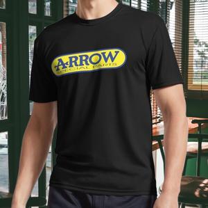 Teen Boys' Cotton T-shirt Summer Casual Graphic Tee Short Sleeve Arrow exhaust systems logo font Active T-Shirt Logo T-Shirt Funny Size S to 5XL