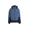 Terrex Mys In Jack2l Striped Print Zip Hoodie Jacket Men Jackets Blue HI5516