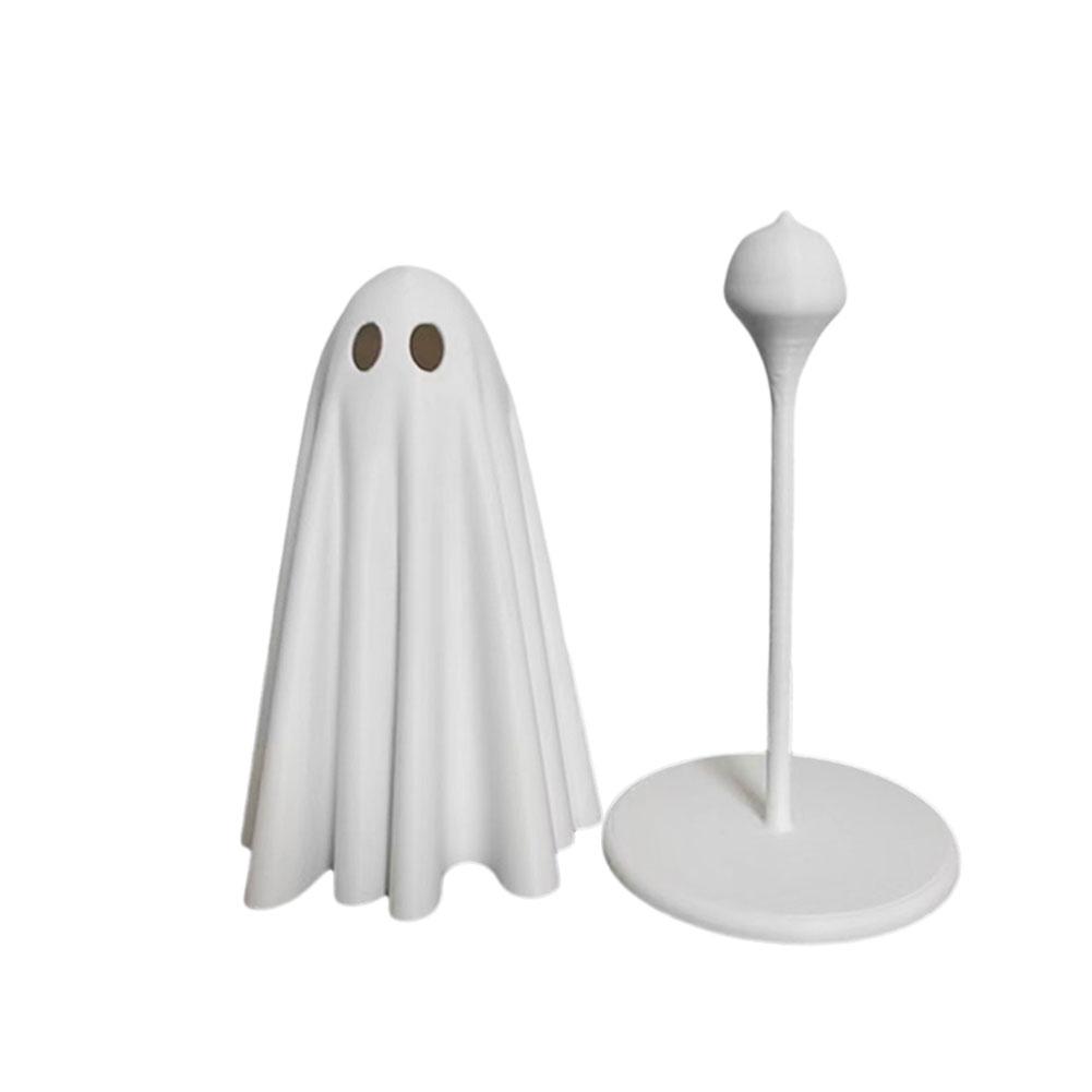 Украшение в виде призрачного человечка на Хэллоуин, 3D-печатное украшение, светящееся в темноте, подарки на вечеринку в честь Хэллоуина, домашний рабочий стол, атмосфера, аксессуары