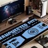 Коврик для мыши Manchester City, Большой игровой коврик для стола, Нескользящий XXL коврик для мыши для ноутбука и планшета, Игровой коврик для мини-ПК со прошитыми краями