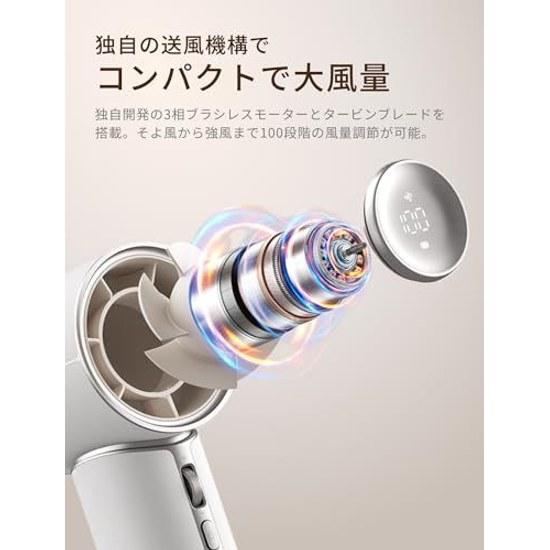 JisuLife Handy Fan Pro1 Mini Compact 30 Hours Long Runtime 100 Speed Levels Roller Adjustment Portable Handheld USB-C Charging Desktop Black