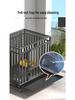 Extra Thick Dog Cage with Toilet for Large Breeds: Golden Retriever, Samoyed, Border Collie, Labrador