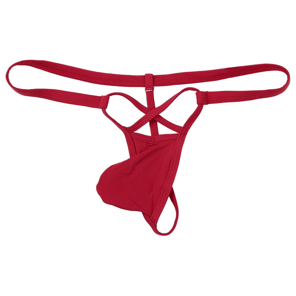 Мужские микро-стринги, эластичное нижнее белье, мужские шорты, трусы с низкой талией, стринги на бретельках