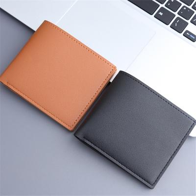 Короткие кошельки из искусственной кожи для мужчин, винтажные тонкие кредитные карты, сумка, кошельки для денег